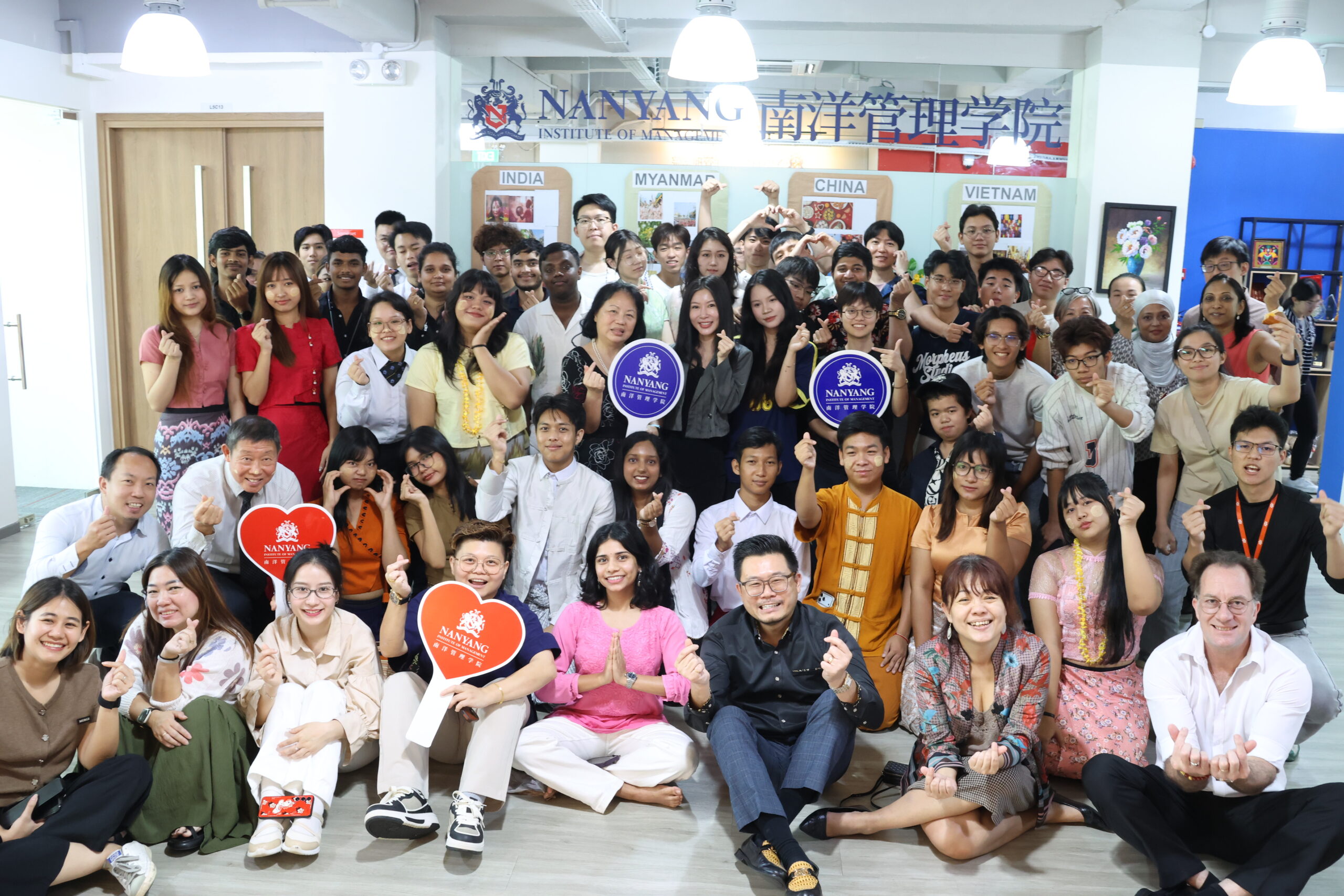 International Students at Nanyang Instititute of Management (NIM)