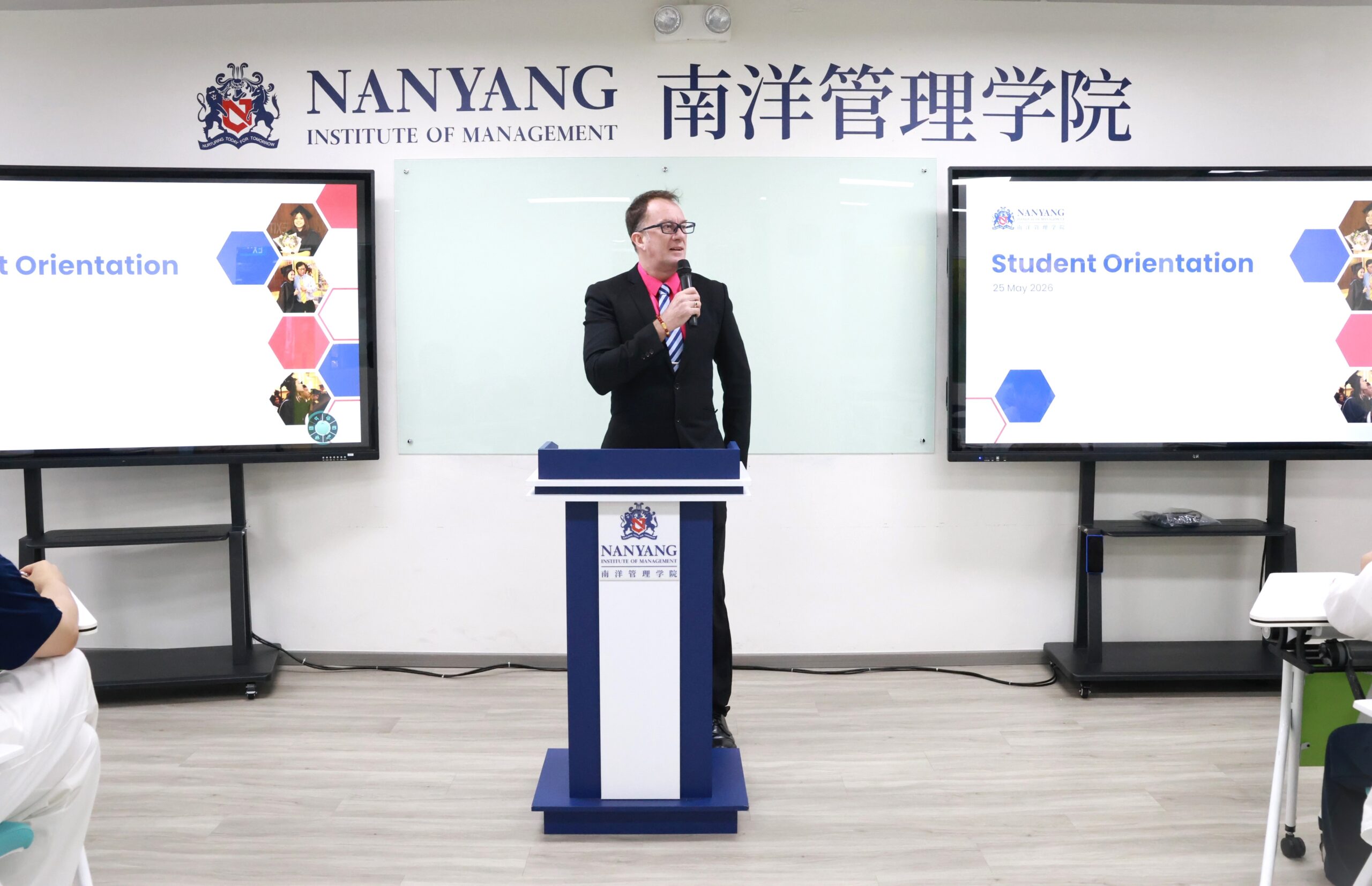 NIM Vice President, Mr. Craig Albrightson giving his opening speech.