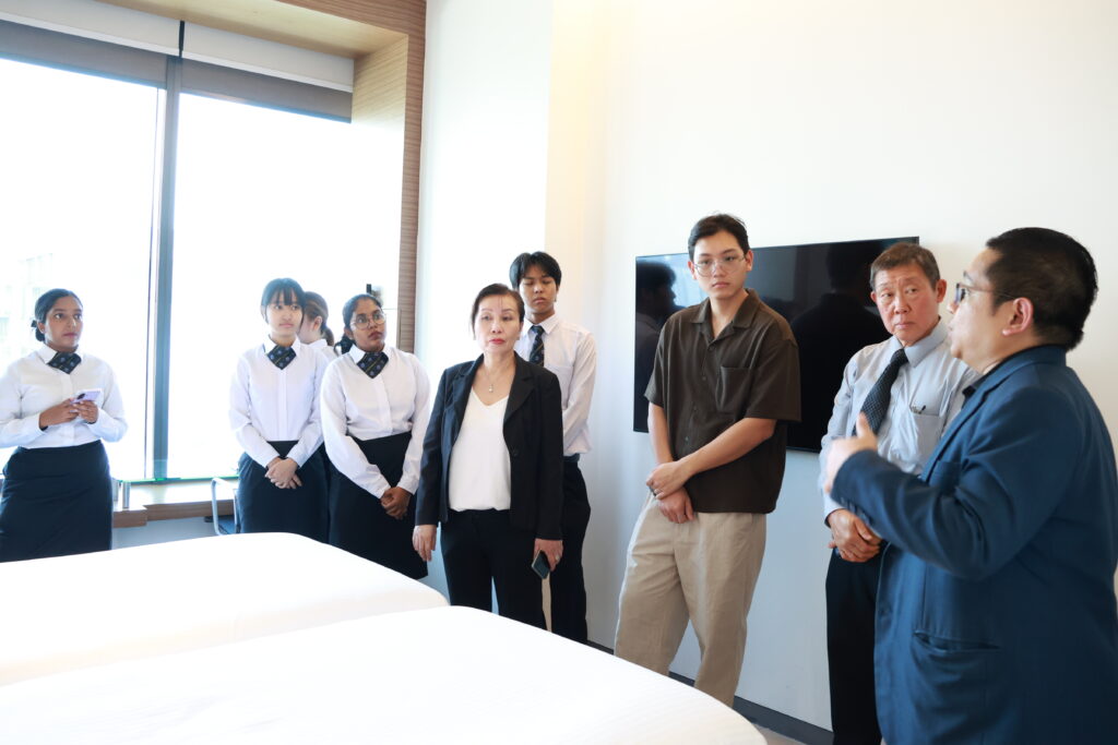 NIM students explores One Farrer Park exquisite rooms