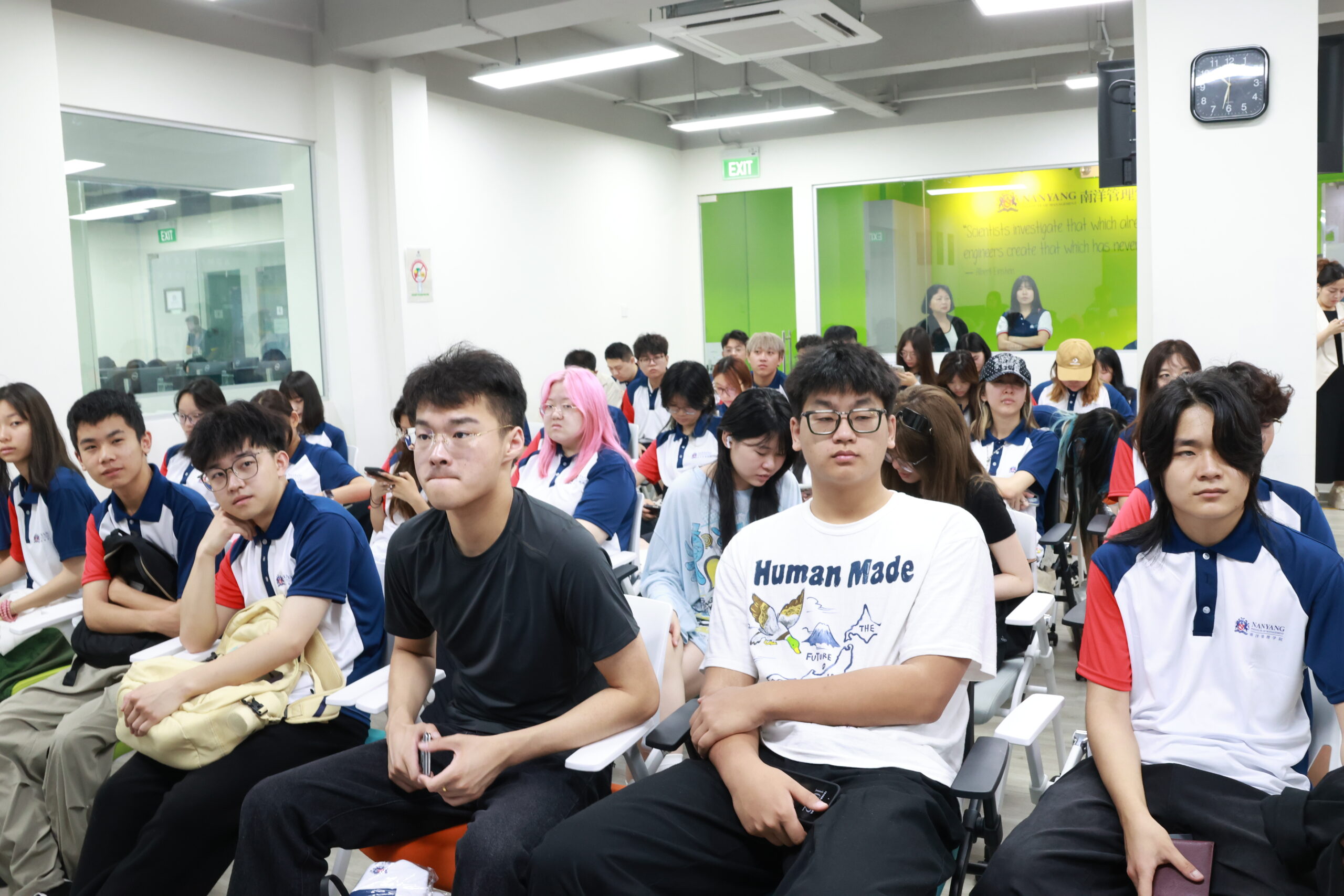NIM July Orientation Students focusing