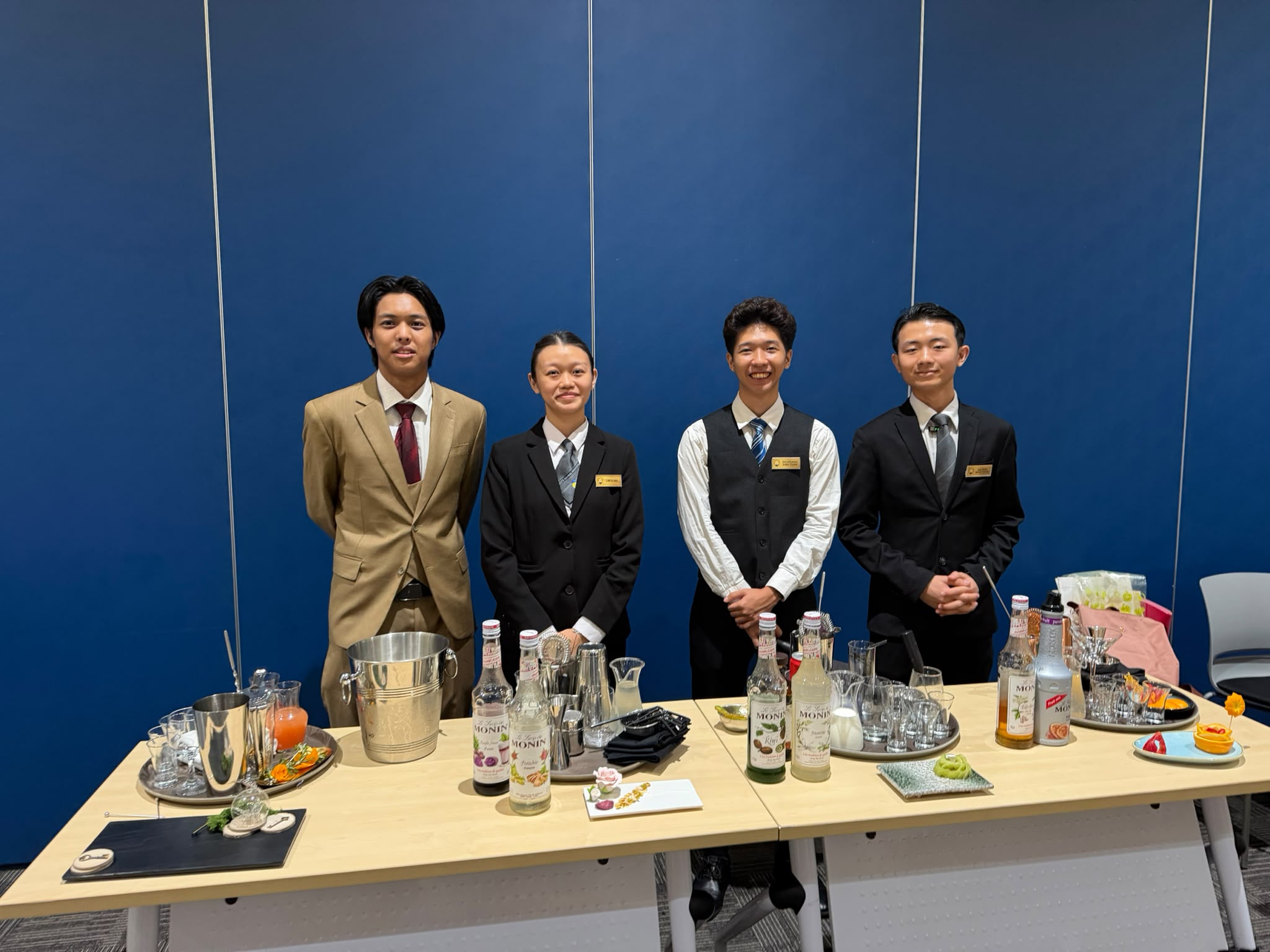 Students posing for a picture at the National Competition Compeittion