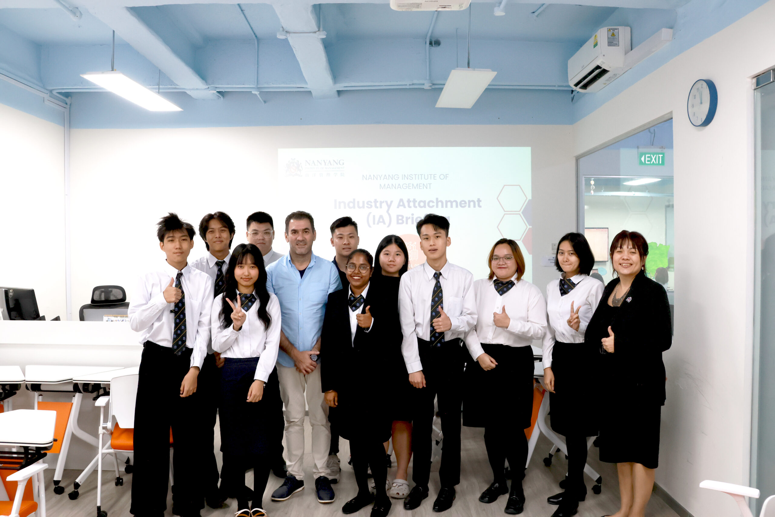 Students gather for Industrial Placement Attachement