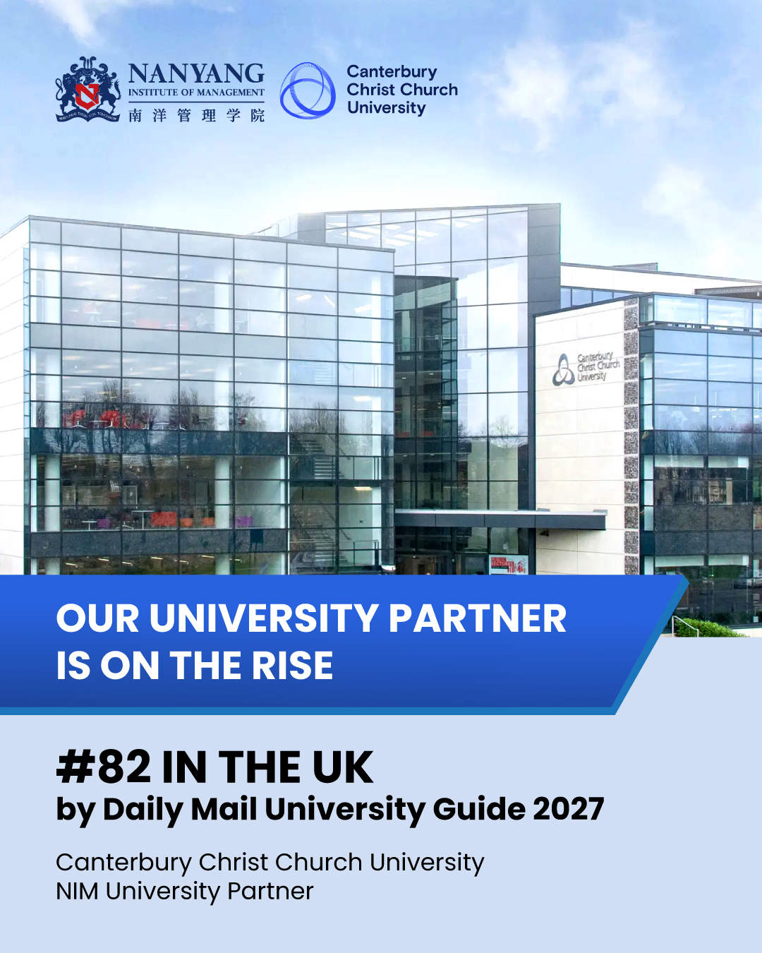CCCU Ranks on Daily Mail