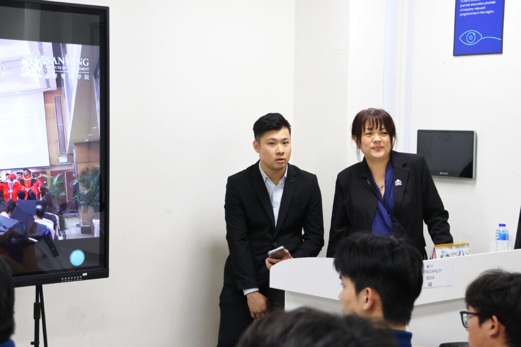 Nanyang Institute of Management (NIM) Career Services Team guiding the students for a smoother academic journey